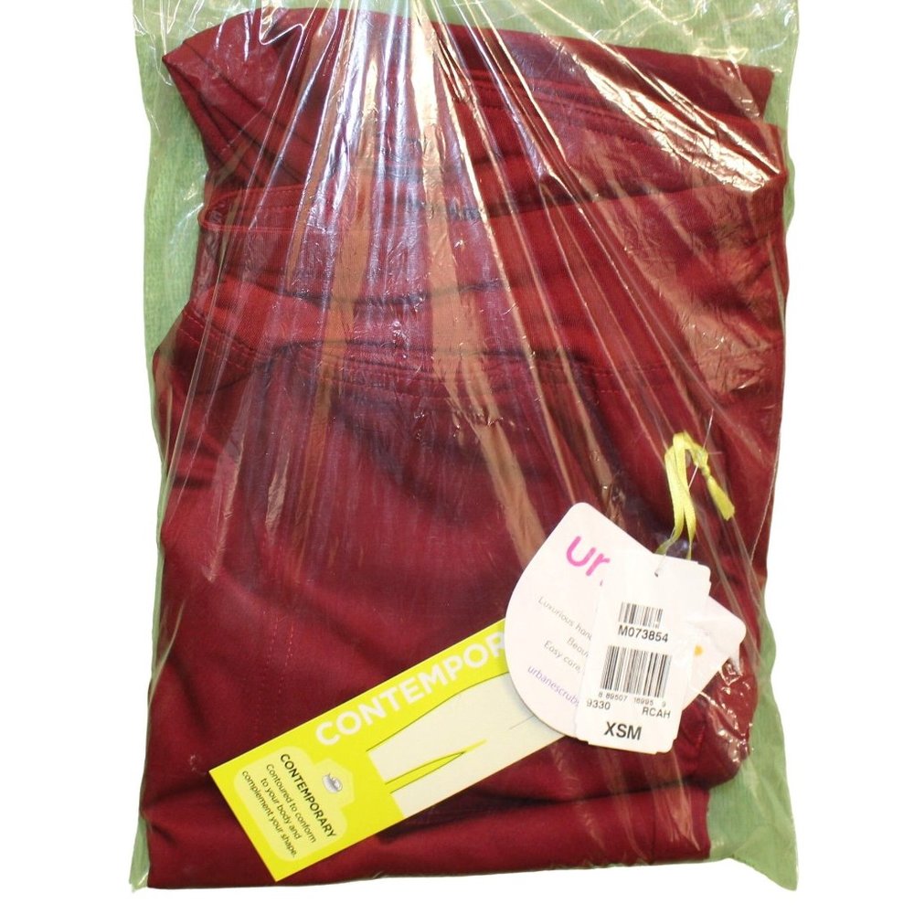 Urbane Ultimate Michelle Yoga Scrub Pants 9330 Color: Wine Size XSM